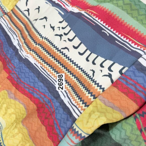 Order Plus Coat Women 3XL Jacket Long Multicolor Southwest Art to Wear Artsy new - Picture 6 of 8